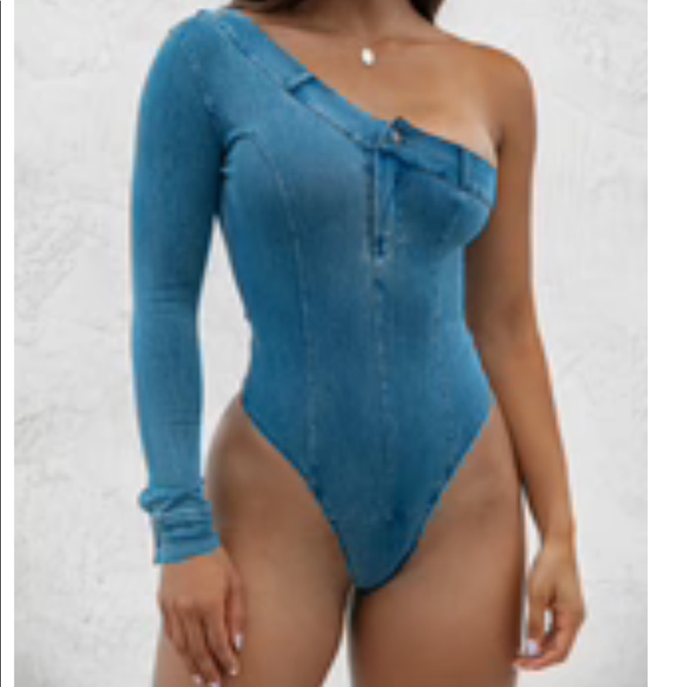 JLUXLABEL Button Me Up Body Suit